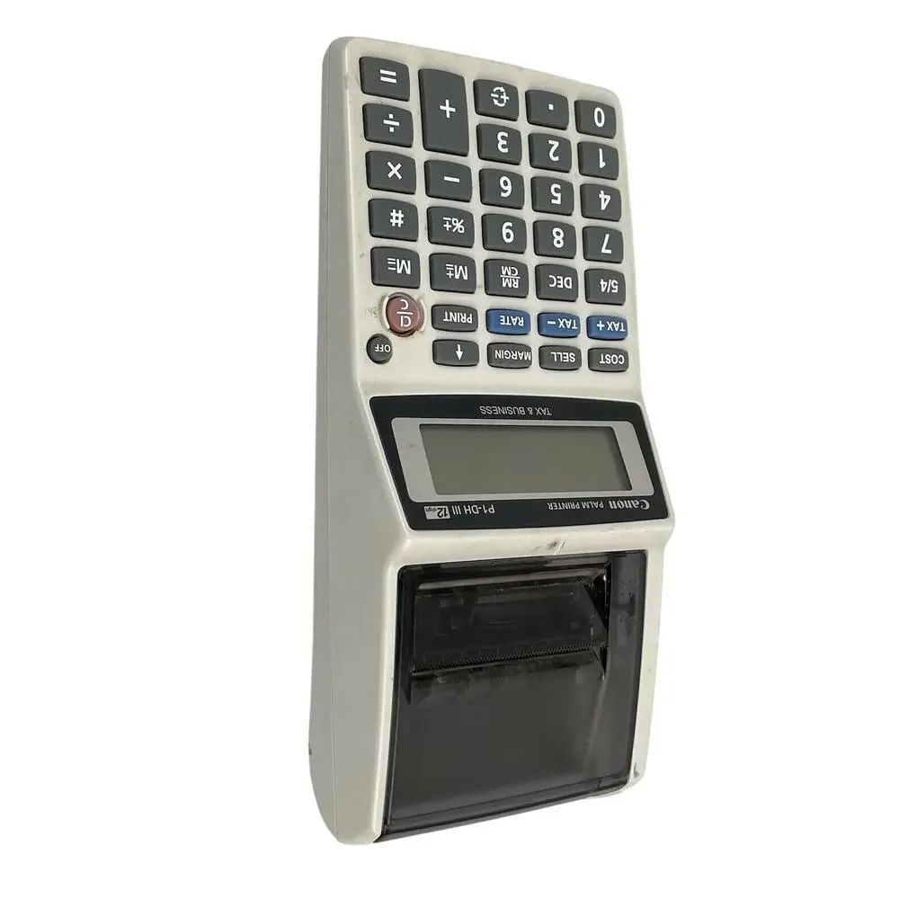 Canon Palm Printer P1-DH III Calculator Adding Machine Tested And Working